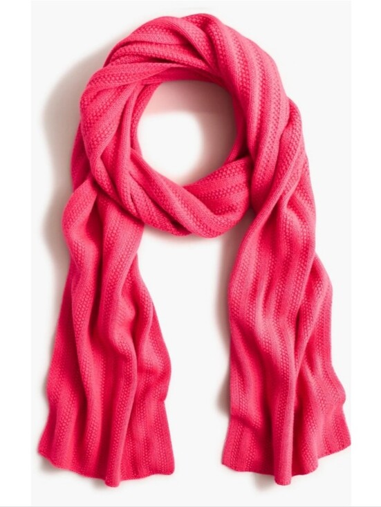 J. Crew Accessories - J. Crew Ribbed Scarf in Everyday Cashmere